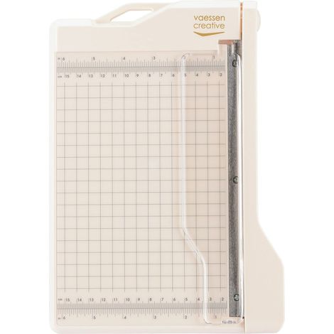 Vaessen Creative Taglierina a Ghigliottina Trim Easy, 15.2 x 21,6 cm, Taglierina per Carta, Cartoncino, Gomma crepla, Feltro, Fogli di Sughero e Altri Materiali per Hobby Creativi (1/5)