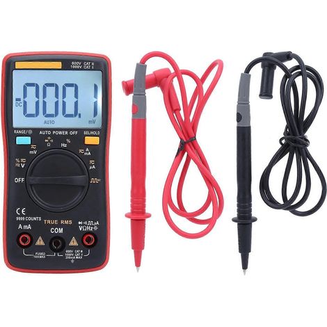 ZT109 Professionelles Digitalmultimeter mit 9999 Zählern und True-RMS-Messung (Wechsel- und Gleichstrom/Spannungsmessung)