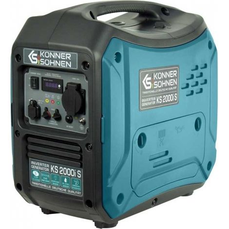 Könner & Söhnen – Générateur-onduleur KS 2000i S – Essence 4 temps 2000W – Système silencieux 62 dB – Autonomie 5h – Idéal pour appareils sensibles (1/7)
