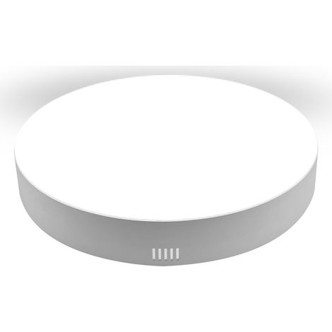 Plafoniera Pannello Led CCT Rotondo D210X38mm 24W 3400LM Montaggio a Plafone