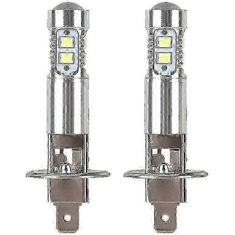Lot de 2 ampoules LED H1 pour phares de voiture, 100 W, 6000 K, antibrouillard, édition de remplacement 0816 (1/5)