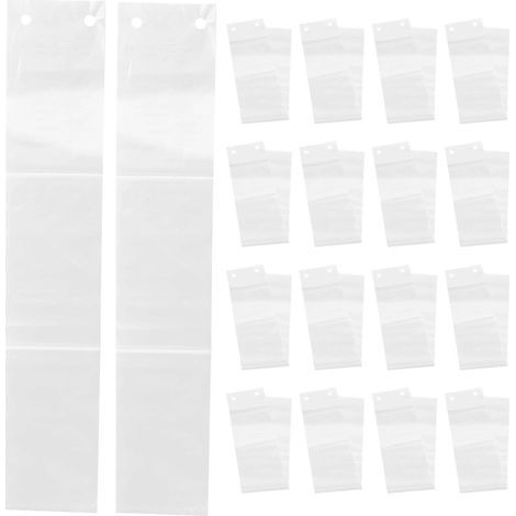 100 Einweg-Regenschirmhüllen aus dünnem Kunststoff für lange Griffe (13 x 72 cm), professioneller automatischer Regenschirmschutz. – 72,00 x 13,00 x 0,20 cm (1/4)