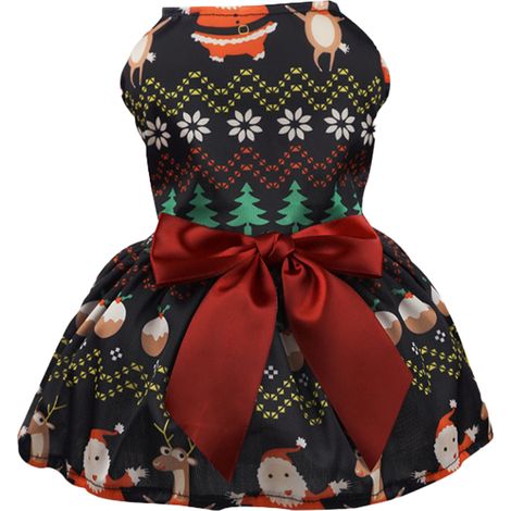 Robe Pour Chien - Costume De Fête Pour Chiens Nains - Adapté Pour Noël Et Fêtes Thématiques - 1 Pièce (1/5)
