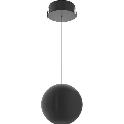 Suspension Bora XL Space 15 W LED, interrupteur CCT 38°, 2700 K-4000 K, noir mat - Système d'éclairage modulaire - Beneito & Faure