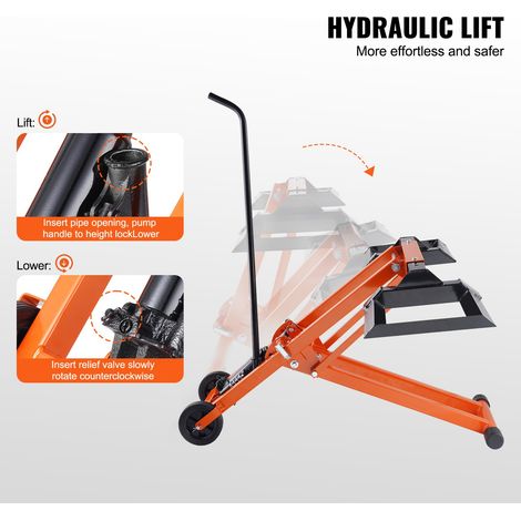 Lève Tondeuse Autoportée avec Grande Capacité de Charge 225 kg (1/5)