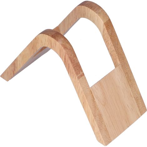 Porte-filtre à café en bambou, support pour filtres à café en papier, idéal pour la maison, la cuisine, les bars et les cafés. (1/5)
