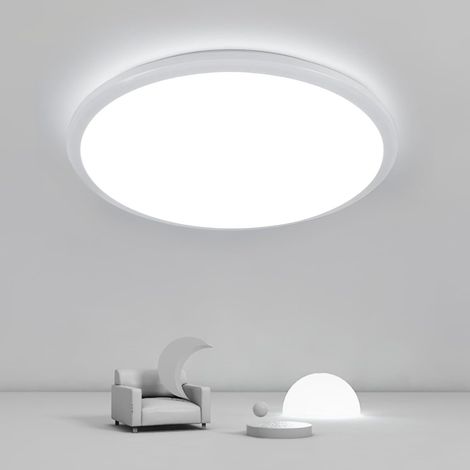Comely – Plafonnier LED 36W étanche IP54 – 2400LM – 6000K – Conception anti-moustiques pour salle de bain et balcon