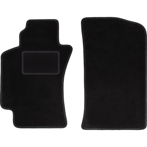 Tappetini anteriori per auto: Toyota Avensis I T22 berlina, station wagon, liftback, hatchback (1997-2003) neri (1/5)
