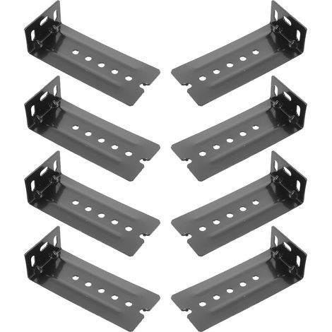 Lot de 8 supports coulissants pour clavier avec rails montage en forme (1/5)