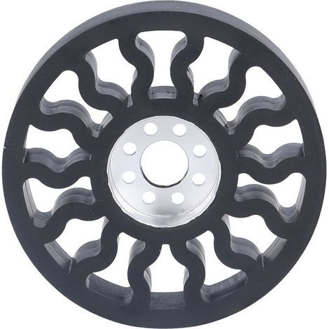 Jante en aluminium de remplacement pour roue de robot industriel, pneu en silicone caoutchouc, diamètre 72mm, accessoire robotique 5613‑0014‑0072 (1/5)