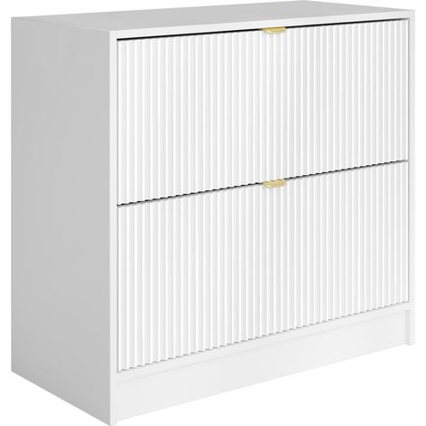 Zapatero Comfivo Velal II, Blanco, 80x75x40cm, MDF, Aglomerado laminado