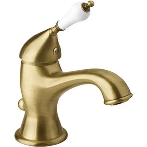 Robinet de lavabo rétro en bronze