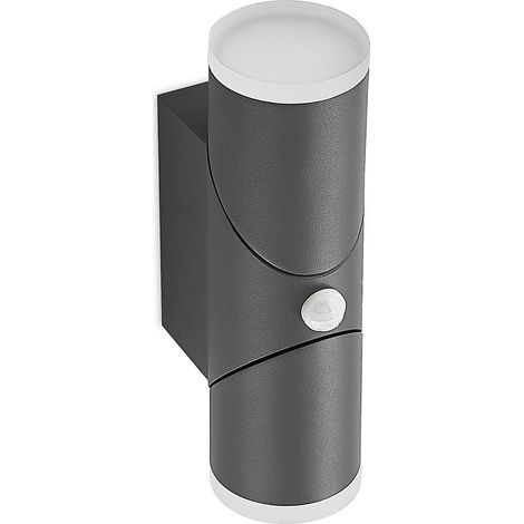 Wandleuchte außen "Aspyn" aus Aluminium mit Bewegungsmelder von Lindby (1/5)