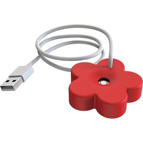 Mini-USB-Luftbefeuchter, tragbar – Leise, Blumenmuster, ABS, 48 x 48 mm, 3 Farben, Direktsprühfunktion, 8 Stunden (1/5)