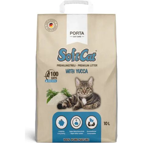 Port21 - Catlitter - SoftCat Yucca - light - 10 L