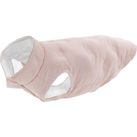Manteau pour Chiens avec Style Romantique, rembourré et résistant à l'eau, avec Fermeture et Trou de Laisse Rose, XL (1/3)