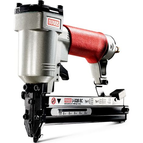 Novus Profi Druckluft Tacker J-328 Druckluftnagler Metallgehäuse Klammern Nägel