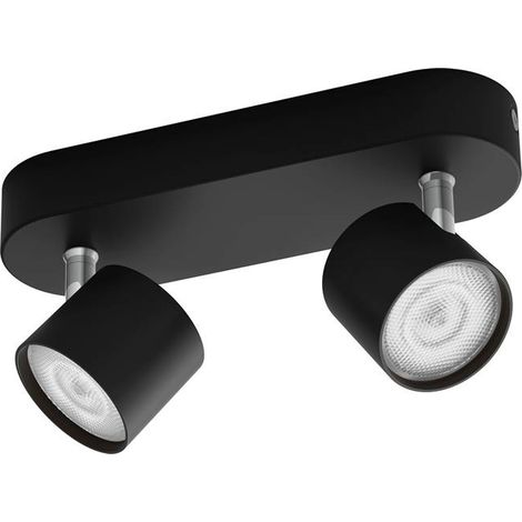 Foco Star 2 X 4,5 W negro (1/2)
