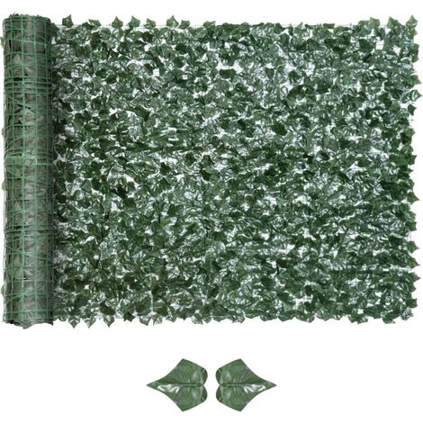 Haie artificielle, écran de confidentialité avec protection UV, écran de confidentialité vert pour balcon, clôture avec feuillage, haie artificielle, mur artificiel 300 x 150 cm pour jardin et mariag