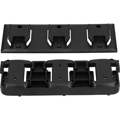 Ensemble de support de batterie pour outil électrique, fixation à 3 trous, compatible Milwaukee 14,4 V/18 V/20 V/60 V (1/5)