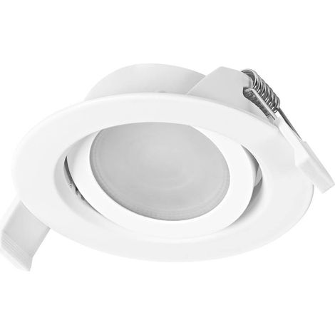 Spot Set Spot LED encastrable CCT réglable blanc, lot de 3 spots de plafond, changement de couleur, Click-CCT, 2700–6500K (1/4)
