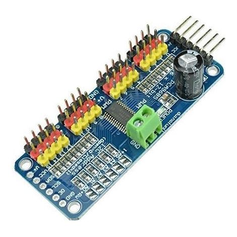16 canaux PWM/Servo Driver Interface IIC-PCA9685 Compatible avec arduino ou Raspberry pi Shield Module servo Shield (1/5)