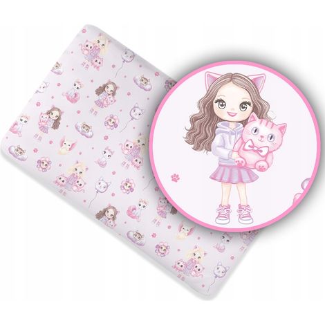Drap en coton POUR berceau, motifs 120x60 (1/5)
