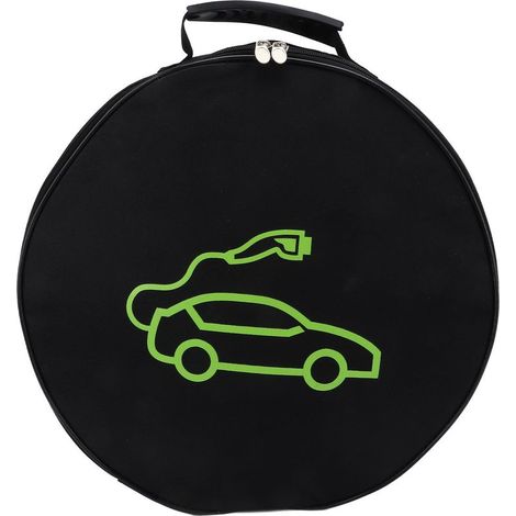 1 Sac de rangement Câble chargeur Type 1 Type 2 Poignée Fermeture éclair Polyester 600D Coffre voiture (1/5)