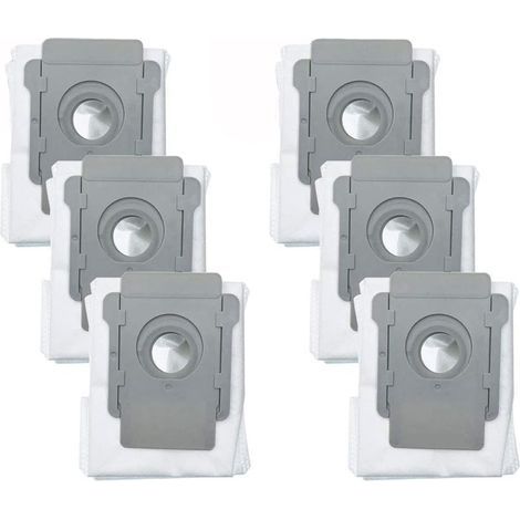 6 sacs sous vide automatiques compatibles avec Roomba IS et J Series i7 i7+ i6 i6+ i3 i3+ i4 i4+ i8 i8 Plus S9 S9 Plus j7 j7+ (1/4)