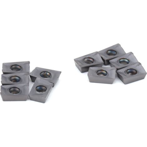 10 plaquettes de tournage CNC, plaquettes de coupe en carbure indexables APKT1003PDTR LF6018 (1/5)