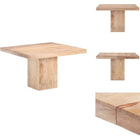 Table de salle à manger 120x120x77 cm Bois de manguier massif - Table De Salle À Manger - Tables De Salle À Manger - Table De Salle À Manger En Bois - Tables De Salle À Manger En Bois (1/5)