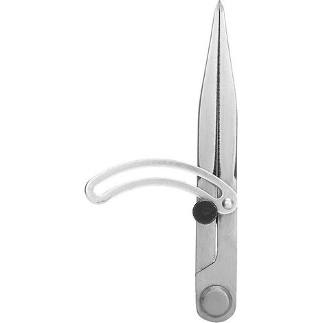 Compass de marquage pour cuir, outil de traçage rotatif 150mm pour artisanat du cuir