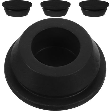 Bouchons D'évacuation de Fenêtre Accessoires pour Climatiseurs en Caoutchouc Noir 4pcs Installation Facile et Taille Précise pour Camping (1/5)