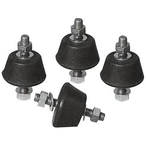 4 PIÈCES ANTIVIBRATIONS POUR SUPPORTS Dimensions : HxL 22x39 mm