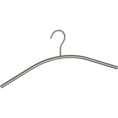 Cintre Métal pour vêtements légers, crochet rotatif, Steel (1/3)