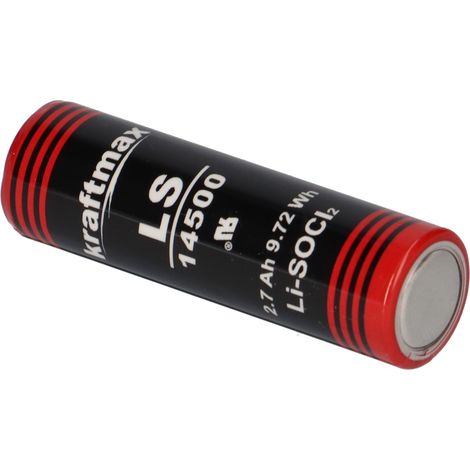 8x Kraftmax Lithium 3,6V Batterie ER14505 LS14500 AA - Zelle + 2x Box Mignon (1/5)