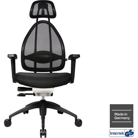 Chaise de bureau TOPSTAR Open Art 2010 incl. accoudoirs noir (1/3)