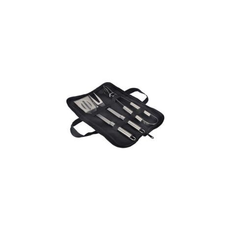 Ensemble de 3 Ustensiles de Barbecue en Acier Inoxydable - Set Essentiel pour Grillades (Spatule, Pince, Fourchette) (1/5)