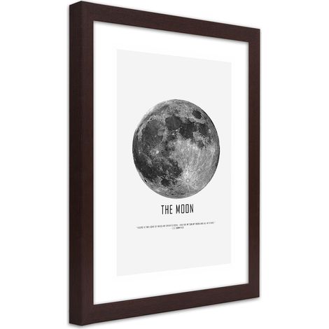 Quadro con cornice, Luna - 20x30 (1/5)