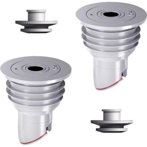 Lot de 2 joints d'étanchéité pour tuyau de machine à laver, joint de vidange gris inodore pour machine à laver, joint d'étanchéité pour tuyau de vidange de cuisine (35-40 mm) (FMY)-AquaForge (1/5)