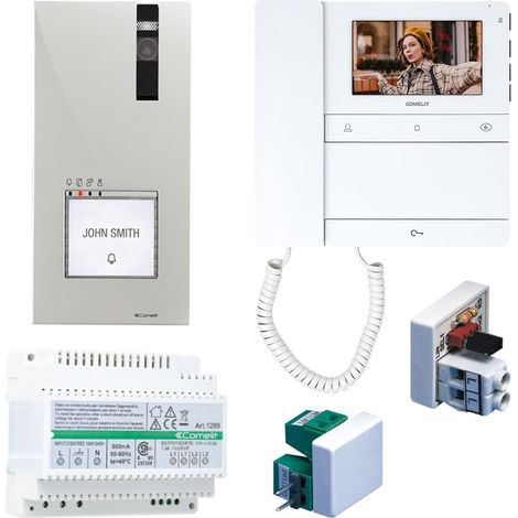 Kit videocitofonico mono quadra e people COMELIT (1/9)