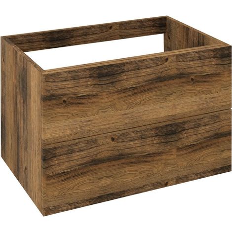 TREOS Meuble sous-vasque 75x53x50,5cm, chêne Collingwood