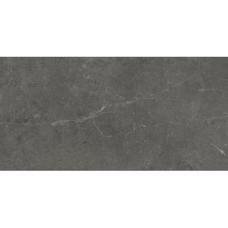 Carrelage imitation pierre Cannes Noir Poli 60x120 cm (1/5)