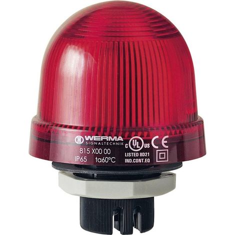 Werma Signaltechnik 815.100.00 lámpara de señalización roja
