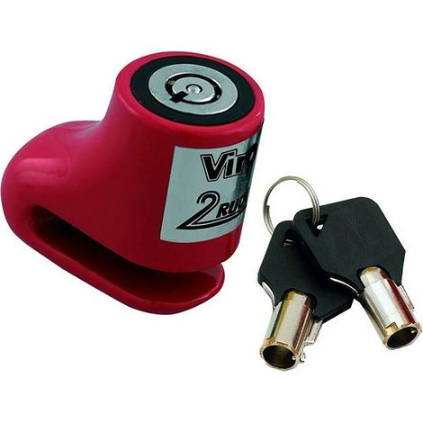 BLOCCA DISCO PER MOTO mm.5,5 ROSSO VIRO