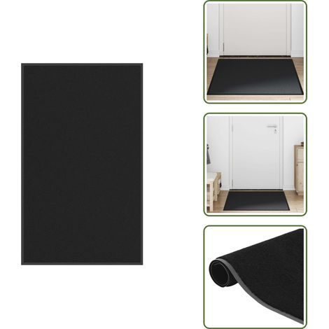 vidaXL Paillasson noir 90x150 cm (1/5)