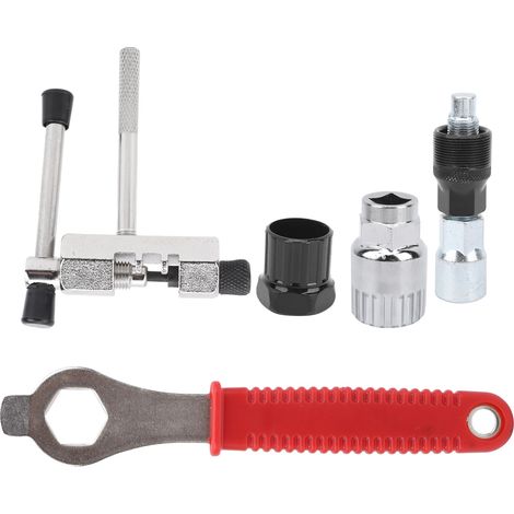 Outil extracteur de manivelle de vélo, kit de réparation pour ... extracteur de chaîne, kit de démontage de manivelle et de support de pédalier (1/5)