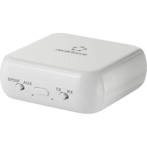 RF-BTR-200 Bluetooth 5.0 transceiver with built-in battery, 20m range, compatible with music and audio devices