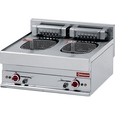 Friteuse électrique 2 cuves 10 litres - Diamond (1/2)