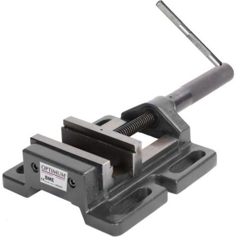 Étau de perçage universel mors fixe prismatique largeur des mors 100 mm ouverture maximale 100 mm hauteur des mors 30 mm Optimum BME100 (1/2)